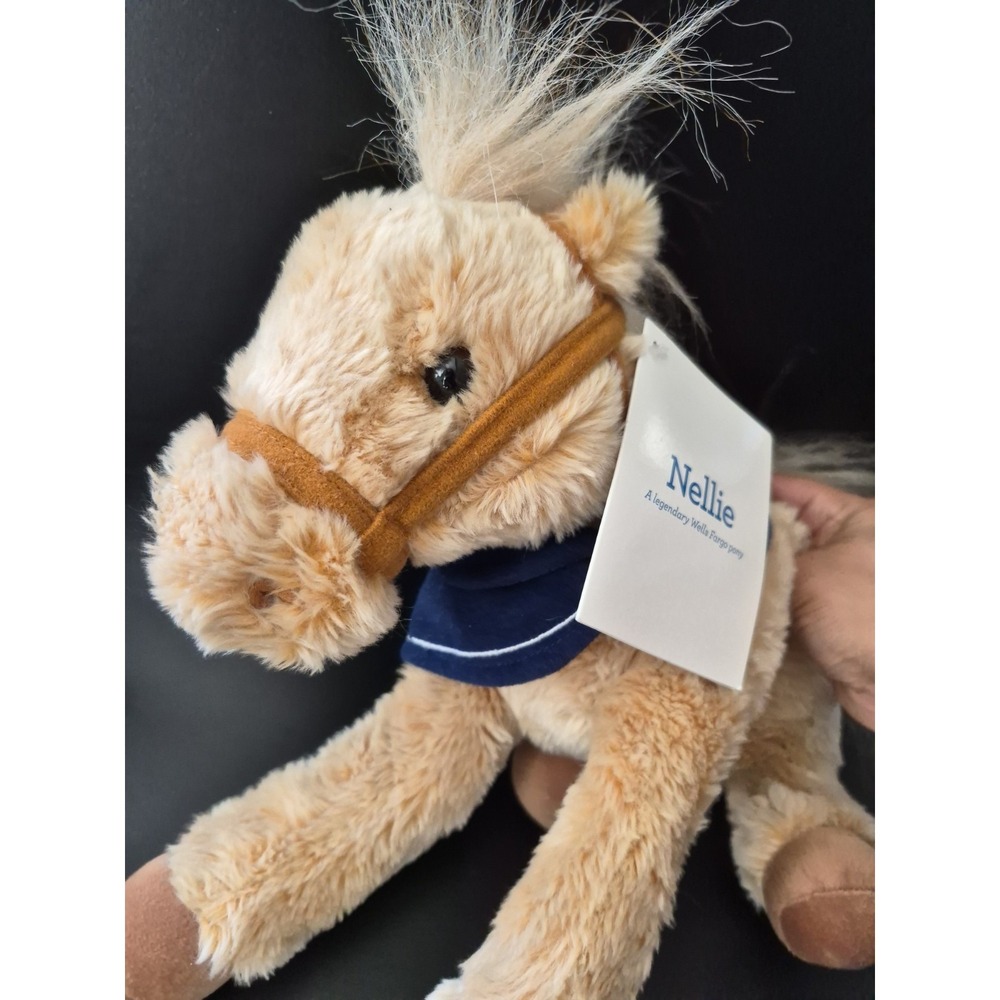 Wells Fargo Nellie Pony Plush 13" Horse w/Blanket Stuffed Animal Toy NWT 2015
